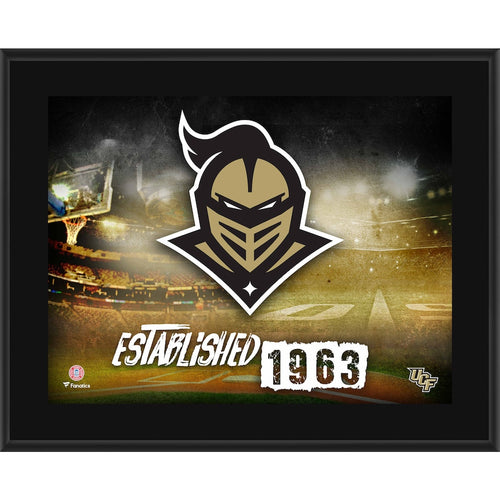 UCF Knights 10.5'' x 13'' Sublimated Horizontal Team Logo Plaque