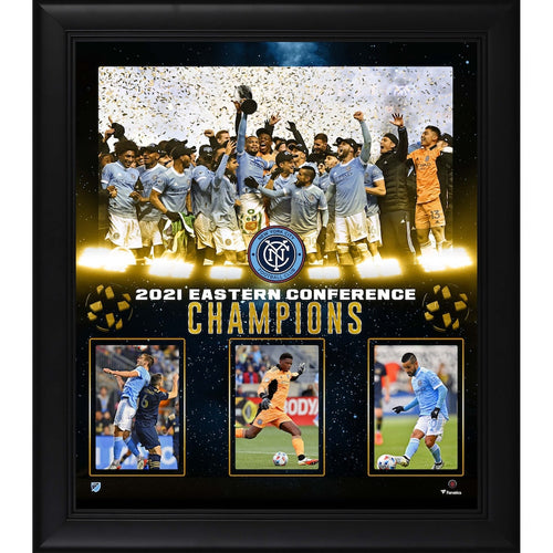 New York City FC Framed 15'' x 17'' 2021 MLS Cup Eastern Conference Champions Collage