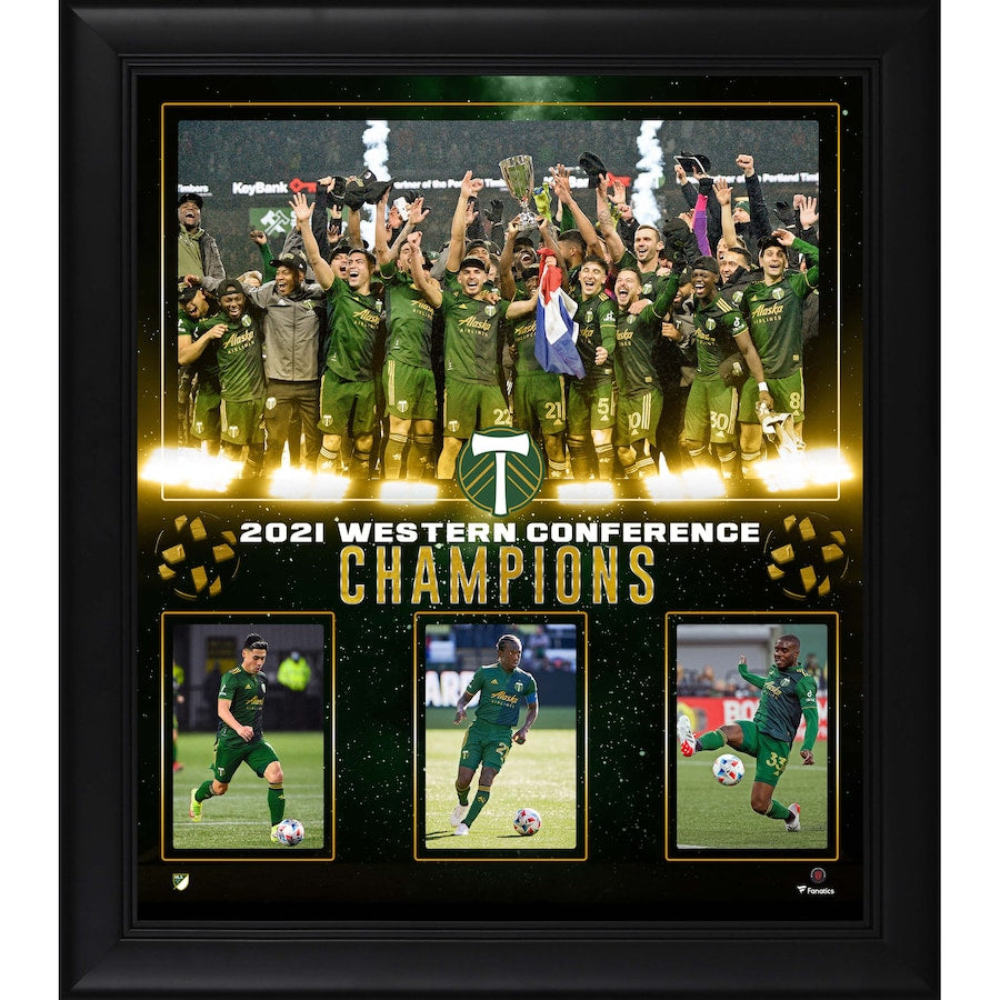 Portland Timbers Framed 15'' x 17'' 2021 MLS Cup Western Conference Champions Collage