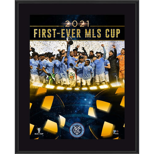 New York City FC 10.5'' x 13'' 2021 First-Ever MLS Cup Sublimated Plaque