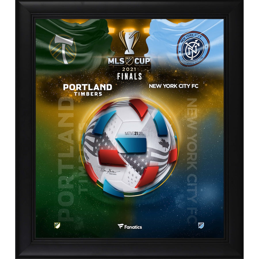 Portland Timbers vs. New York City FC Framed 15'' x 17'' 2021 MLS Cup Match-Up Collage
