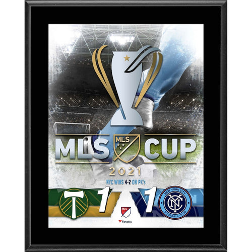 Portland Timbers vs. New York City FC 10.5'' x 13'' 2021 MLS Cup Sublimated Plaque