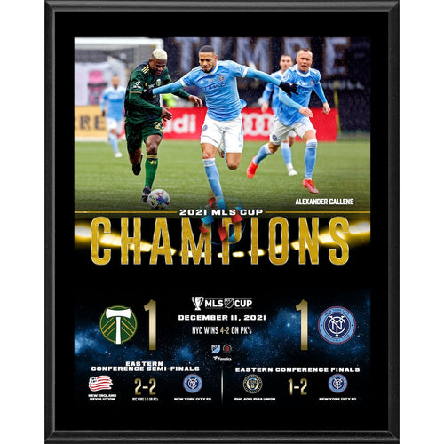 Alexander Callens New York City FC 12'' x 15'' 2021 MLS Cup Champions Sublimated Plaque