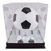 New York City FC 2021 MLS Cup Champions Mahogany Team Logo Soccer Ball Display Case