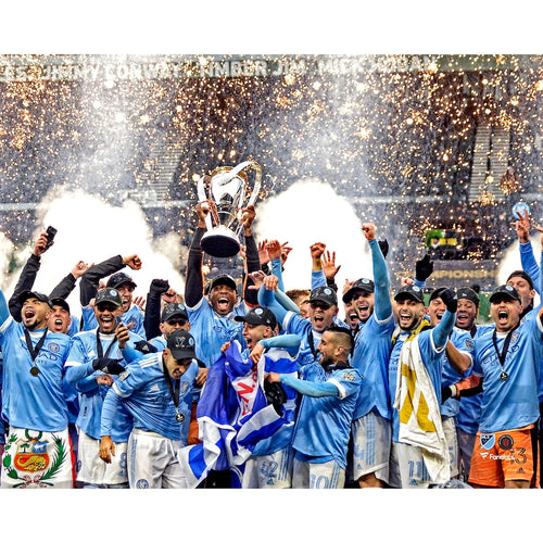 New York City FC Unsigned 2021 MLS Cup Champions Photograph