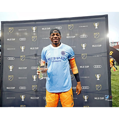 Sean Johnson New York City FC Unsigned 2021 MLS Cup Champions MVP Photograph