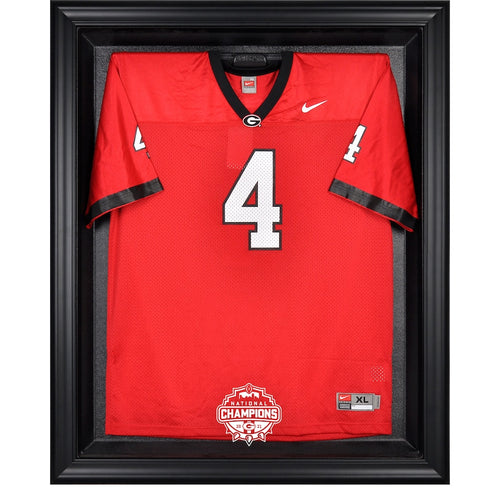 Georgia Bulldogs 2021 College Football Playoff Champions Black Framed Logo Jersey Case