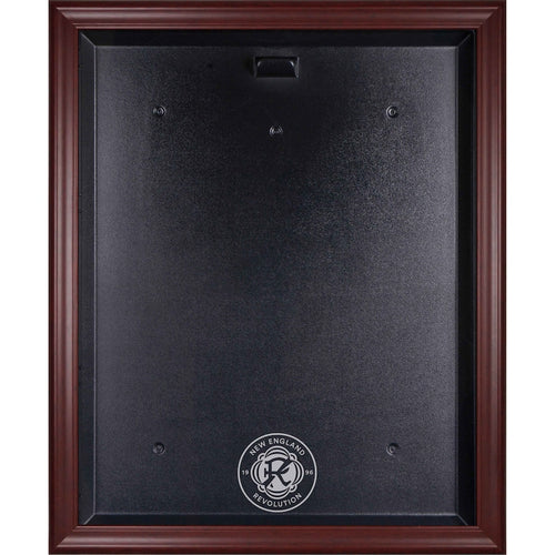 New England Revolution Mahogany Framed Team Crest Jersey Display Case