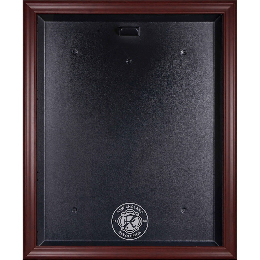 New England Revolution Mahogany Framed Team Crest Jersey Display Case