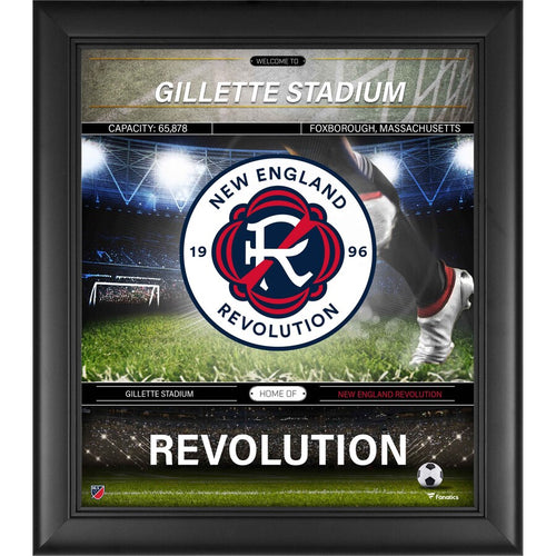 New England Revolution 15'' x 17'' Framed Welcome Home Collage