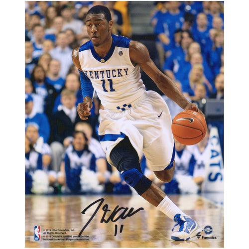 John Wall Kentucky Wildcats Autographed 8'' x 10'' Dribble Move Photograph
