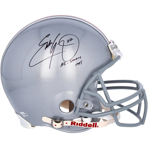 Eddie George Ohio State Buckeyes Autographed Pro Line Full-Size Helmet with ''Heisman 1995'' Inscription