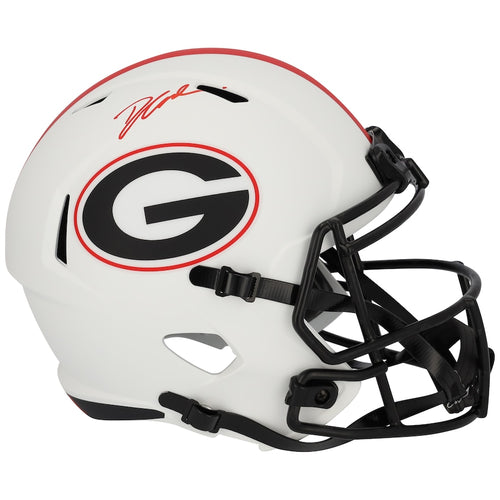 D'Andre Swift Georgia Bulldogs Autographed Riddell Lunar Eclipse Alternate Speed Replica Helmet