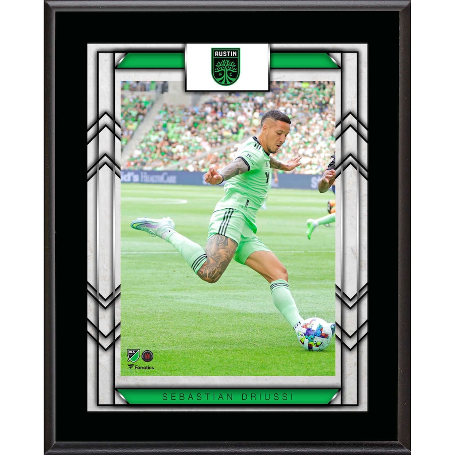 Sebastián Driussi Austin FC 10.5'' x 13'' Sublimated Player Plaque