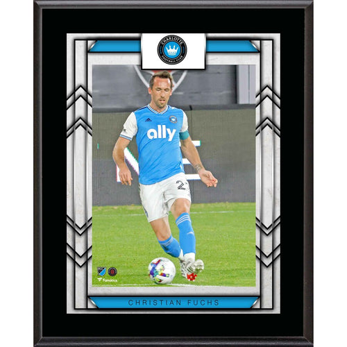 Christian Fuchs Charlotte FC 10.5'' x 13'' Sublimated Player Plaque