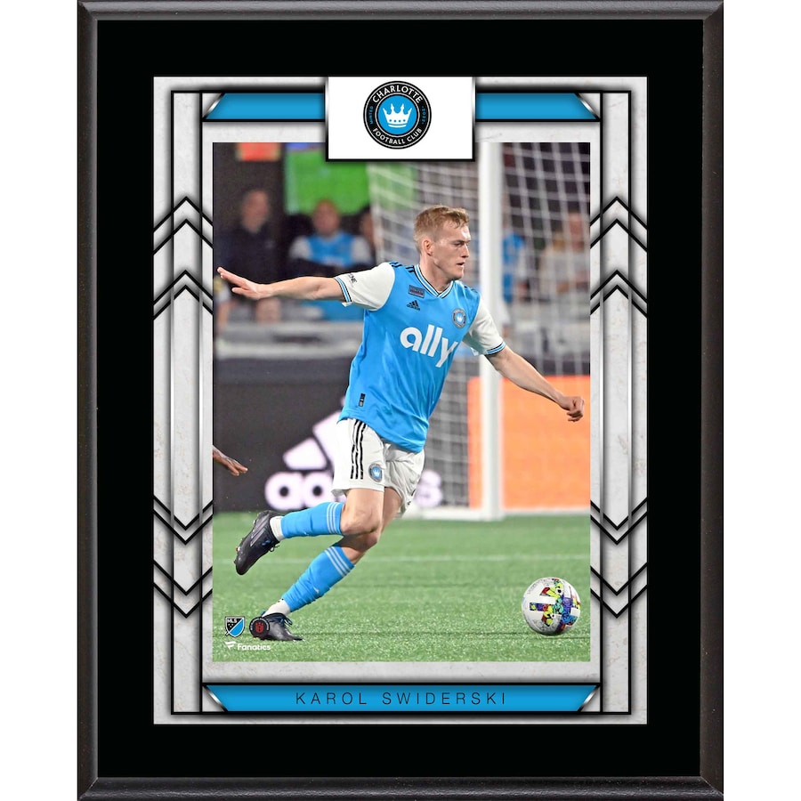 Karol Swiderski Charlotte FC 10.5'' x 13'' Sublimated Player Plaque