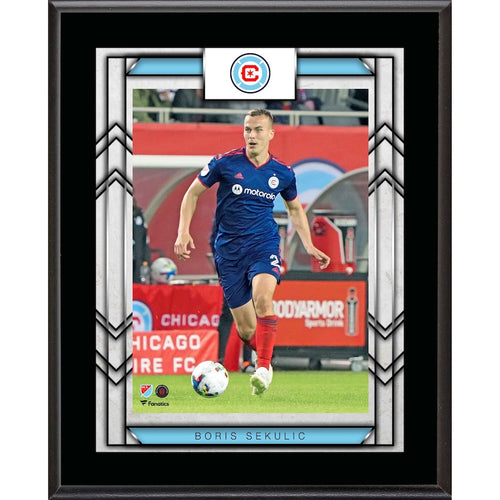 Boris Sekulic Chicago Fire 10.5'' x 13'' Sublimated Player Plaque