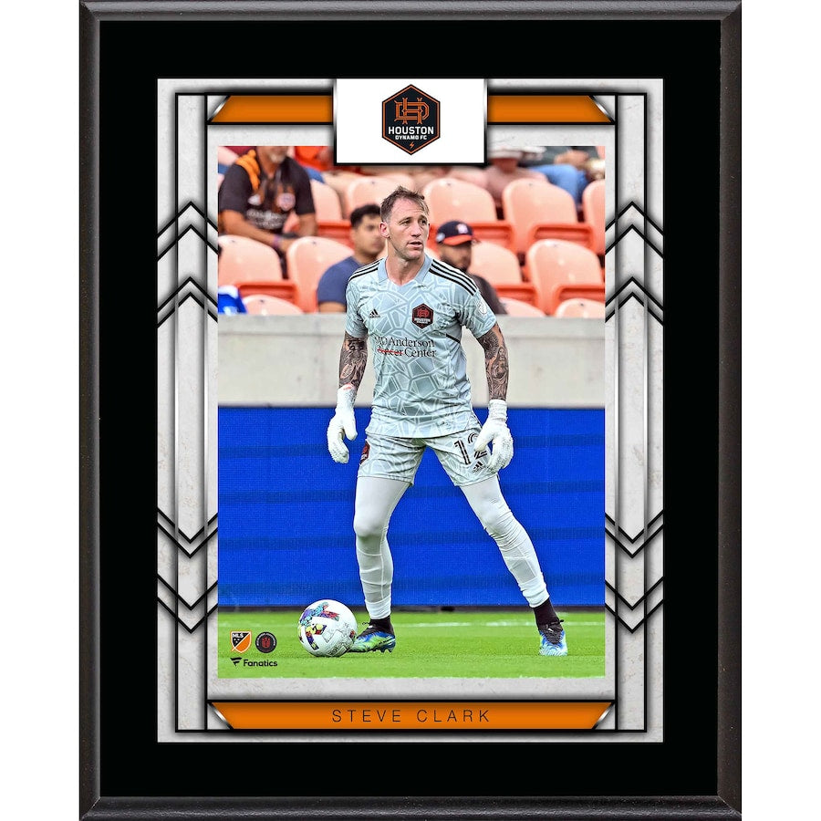 Steve Clark Houston Dynamo FC 10.5'' x 13'' Sublimated Player Plaque