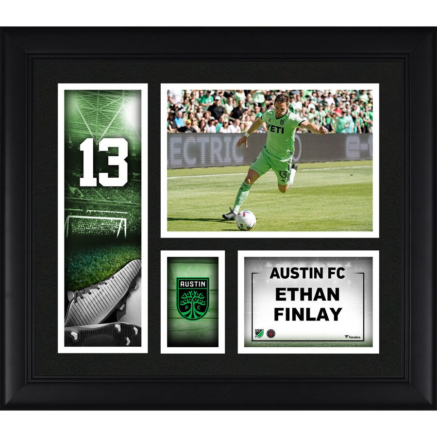 Ethan Finlay Austin FC Framed 15'' x 17'' Player Collage
