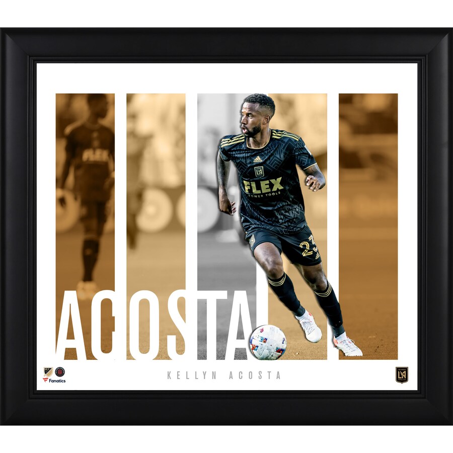 Kellyn Acosta LAFC Framed 15'' x 17'' Player Panel Collage