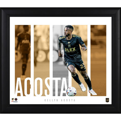 Kellyn Acosta LAFC Framed 15'' x 17'' Player Panel Collage