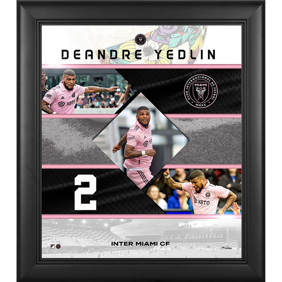 DeAndre Yedlin Inter Miami CF Framed 15'' x 17'' Stitched Stars Collage
