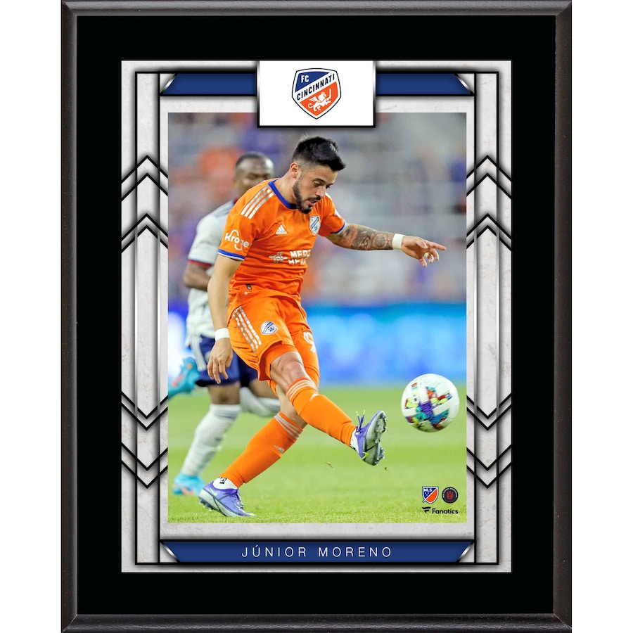 Junior Moreno FC Cincinnati 10.5'' x 13'' Sublimated Player Plaque