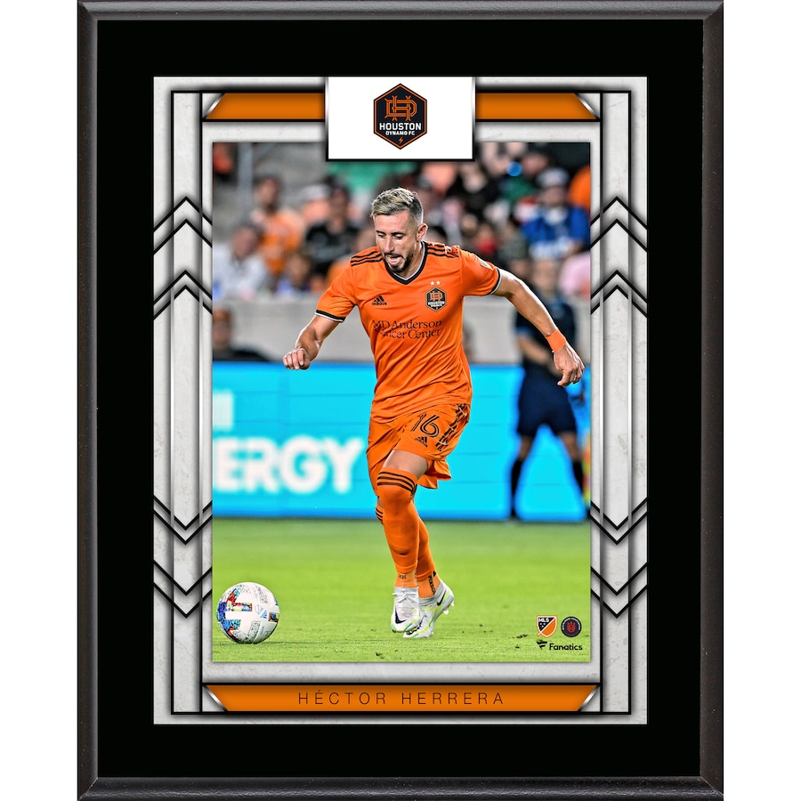 Héctor Herrera Houston Dynamo FC Framed 10.5'' x 13'' Sublimated Player Plaque