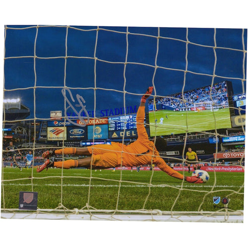 Sean Johnson New York City FC Autographed 8'' x 10'' Save Photograph