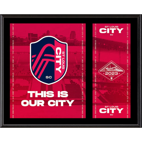 St. Louis City SC 12'' x 15'' Team Logo Sublimated Plaque
