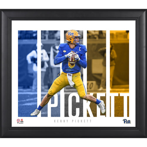 Kenny Pickett Pitt Panthers Framed 15'' x 17'' Player Panel Collage