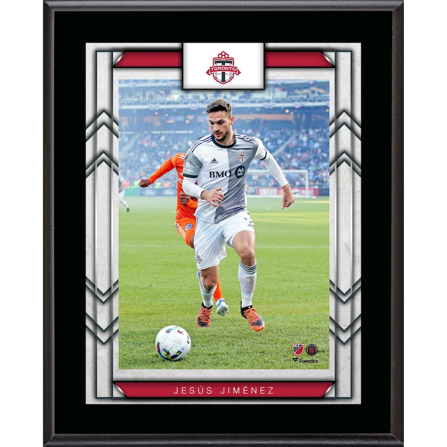 Jesús Jiménez Toronto FC 10.5'' x 13'' Sublimated Player Plaque