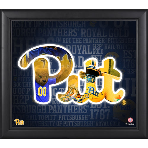 Pitt Panthers Framed 15'' x 17'' Team Heritage Collage