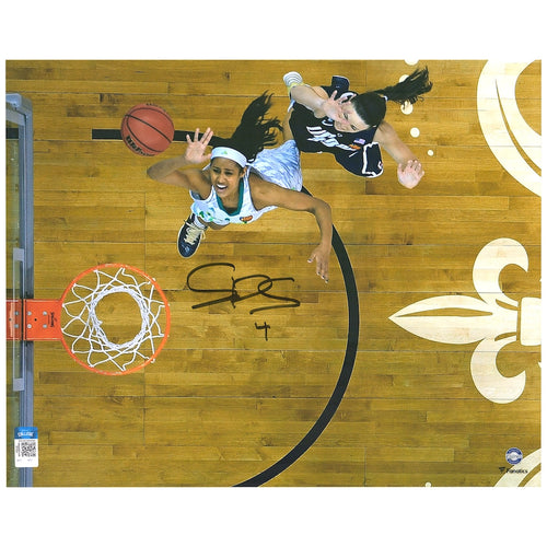 Skylar Diggins-Smith Notre Dame Fighting Irish Autographed 16'' x 20'' Overhead Shot Photograph