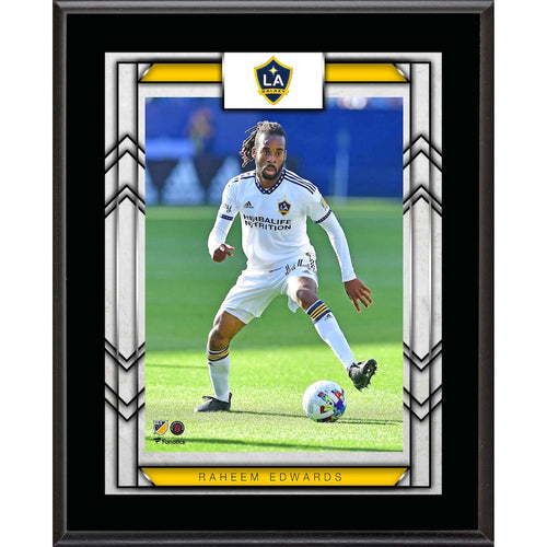 Raheem Edwards LA Galaxy 10.5'' x 13'' Sublimated Player Plaque