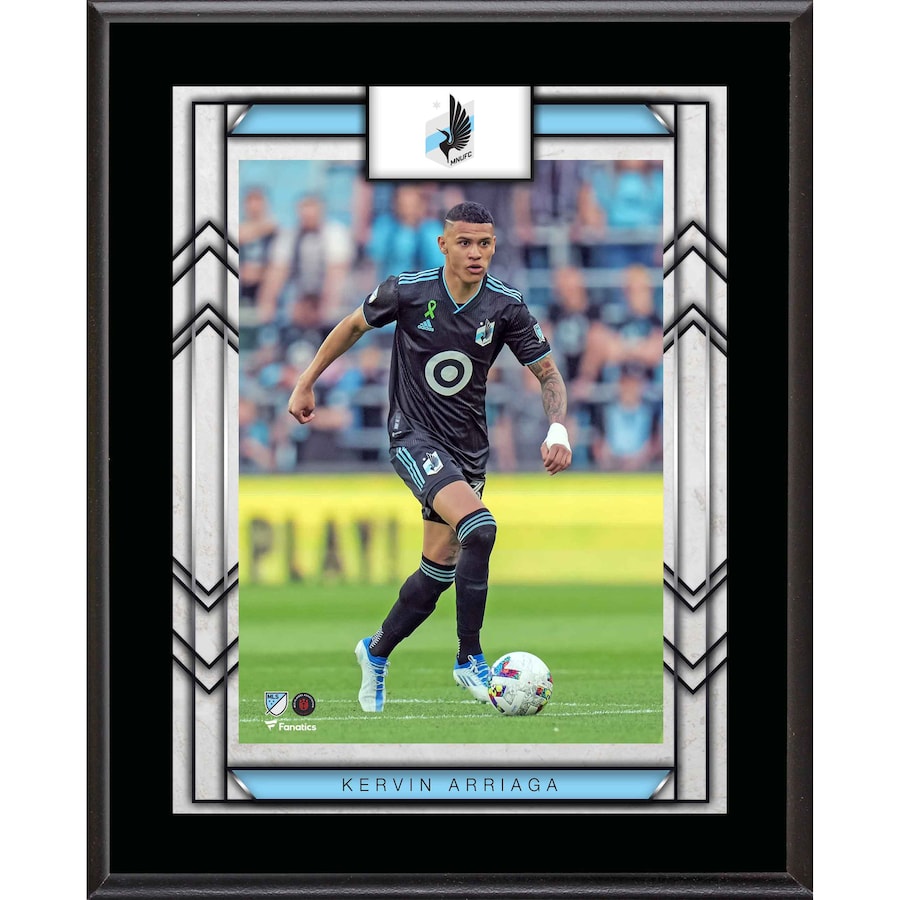 Kervin Arriaga Minnesota United FC 10.5'' x 13'' Sublimated Player Plaque