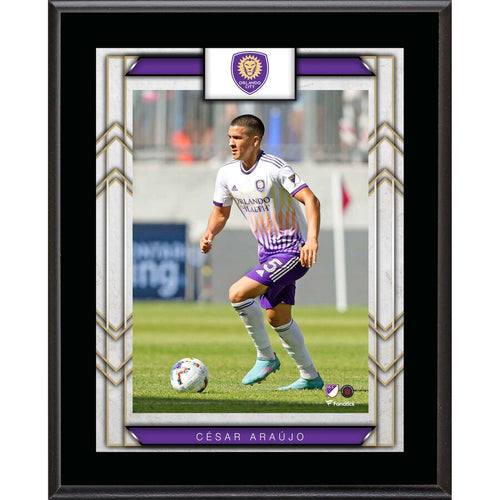 Cesar Araujo Orlando City SC 10.5'' x 13'' Sublimated Player Plaque