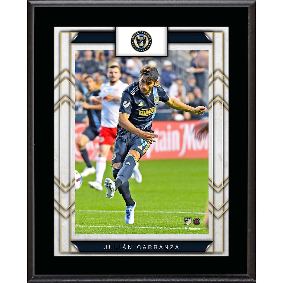 Julian Carranza Philadelphia Union Framed 10.5'' x 13'' Sublimated Player Plaque