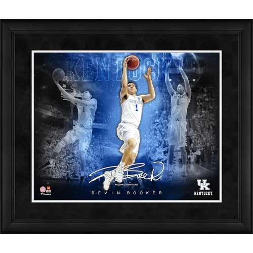 Devin Booker Kentucky Wildcats Facsimile Signature Framed 16'' x 20'' Stars of the Game Collage