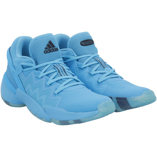 Blue Kansas Jayhawks Team-Issued Adidas Don 2 Shoes from the Basketball Program - Size 9.5