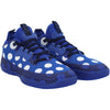 Blue Kansas Jayhawks Team-Issued Adidas Harden 5 Shoes from the Basketball Program - Size 7