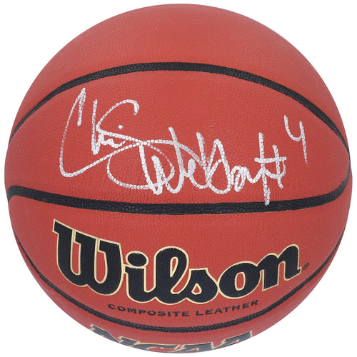Chris Webber Michigan Wolverines Autographed Wilson Indoor/Outdoor Basketball