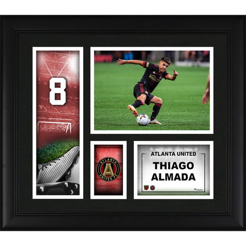 Thiago Almada Atlanta United FC Framed 15'' x 17'' Player Core Collage