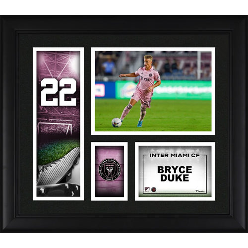 Bryce Duke Inter Miami CF Framed 15'' x 17'' Player Core Collage