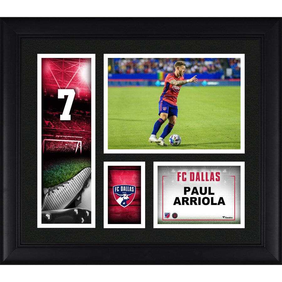 Paul Arriola FC Dallas Framed 15'' x 17'' Player Core Collage
