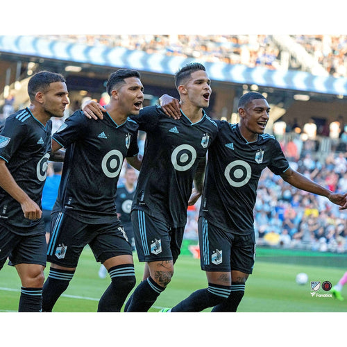Minnesota United FC Unsigned Win vs. Everton Celebration Photograph