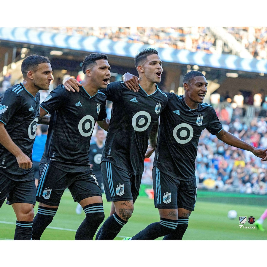 Minnesota United FC Unsigned Win vs. Everton Celebration Photograph