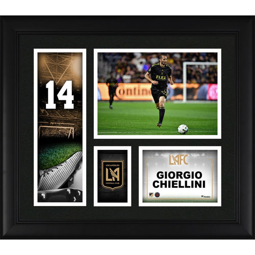Giorgio Chiellini LAFC Framed 15'' x 17'' Player Core Collage