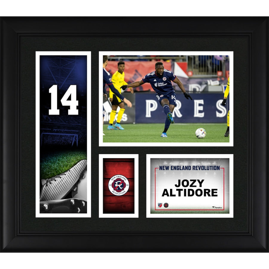 Jozy Altidore New England Revolution Framed 15'' x 17'' Player Core Collage