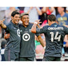 Carlos Vela 2022 MLS All-Star Match Unsigned Header Goal Celebration Photograph